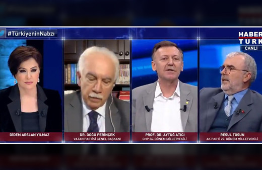 Habertürk canlı yayında Aytuğ Atıcı ile Resul Tosun'un kavgası