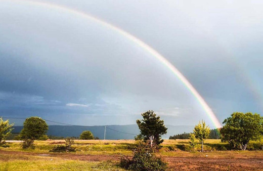Sinop’ta rengarenk gökkuşağı görenleri hayran bıraktı