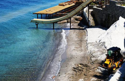 Cinayet! Bodrum sahillerini mermer tozu ile Maldivlere çevirmeye kalkıştılar