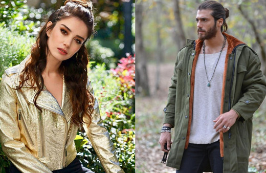 Can Yaman ve Özge Gürel sosyal medyayı salladı! Bay Yanlış'tan ilk kareler geldi