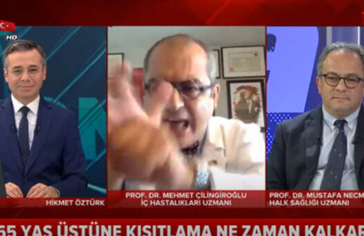 Prof. Mehmet Çilingiroğlu'nun canlı yayında el hareketi herkesi şoke etti