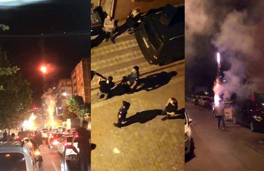 Asker uğurlamasında İstanbul'u savaş alanına çevirdiler