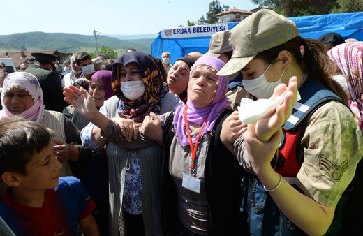 Tokat'ta İdlib şehidi İsmail Anayurt gözyaşlarıyla toprağa verildi