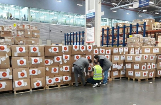 Türkiye'den Paraguay'a tıbbi malzeme yardımı