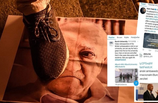 Bosna Hersek'in İngiliz Büyükelçi'den FETÖ'ye açık destek! Okullara çalışıyor