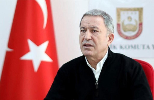 Bakan Hulusi Akar'dan KKTC Cumhurbaşkanı olan Ersin Tatar'a tebrik mesajı