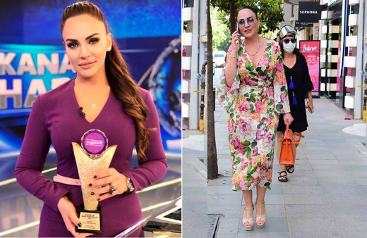 Buket Aydın maske kuralını hiçe saydı muhabirleri sallamadı