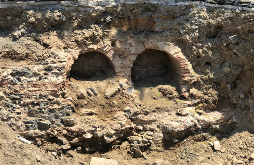 İstanbul Ortaköy'deki İSKİ kazısında tarihi kalıntılar bulundu