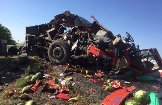 Aksaray'da 17 yaşında kamyonun başına geçince olanlar oldu