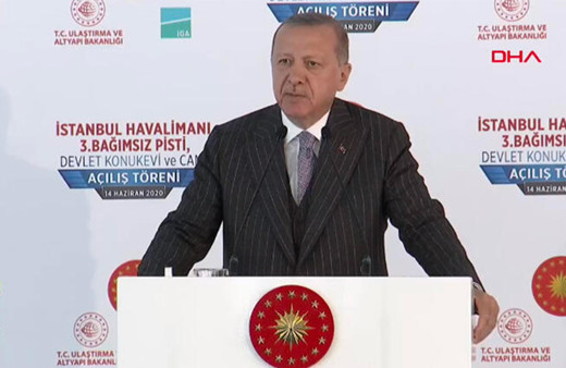 İstanbul Havalimanı'nın yeni pisti açıldı! Cumhurbaşkanı Erdoğan'dan flaş sözler