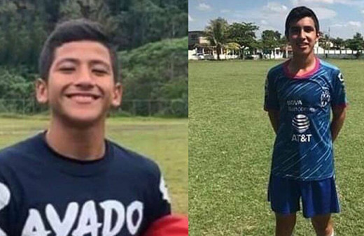 Meksika’da polis tarafından öldürülen genç futbolcu, 'son gölünü tabutu ile attı'