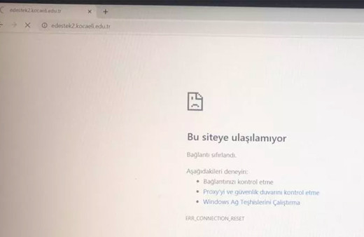 Kocaeli Üniversitesi'ndeki sınavda erişim kesildi! Öğrenciler isyan başlattı