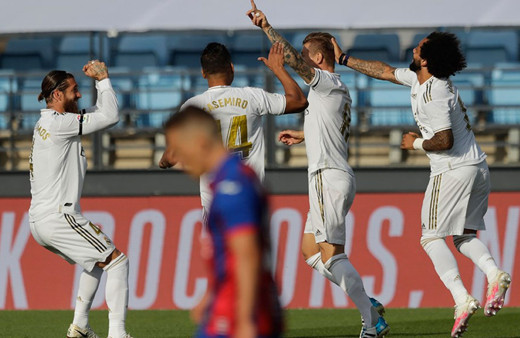 Real Madrid Eibar'ı 3 golle geçti