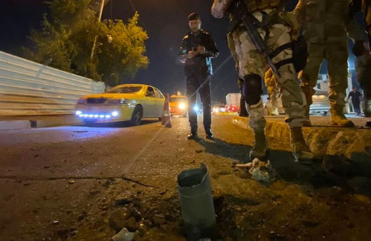 Bağdat Havalimanı'na saldırı! 3 adet Katyuşa füzesi düştü