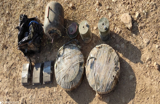 Şanlıurfa Akçakle'de 68 kilo patlayıcı ele geçirildi!