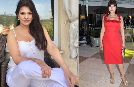 Aydan Şener bir bikinili poz daha verdi! Adeta yıllara meydan okuyor