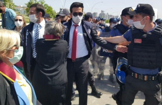 Baro başkanları Ankara girişinde durduruldu! Oturma eylemi başlattılar