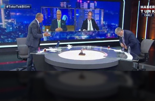 Habertürk canlı yayınında kavga çıktı! Fatih Altaylı durduramadı