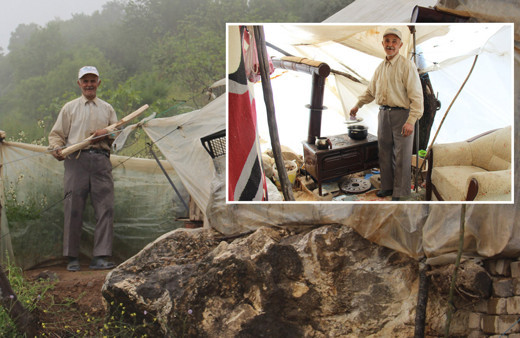 Aydın'da yaşayan adam 'Güvendiğim dağlara kar yağdı' deyip dağa kaçtı