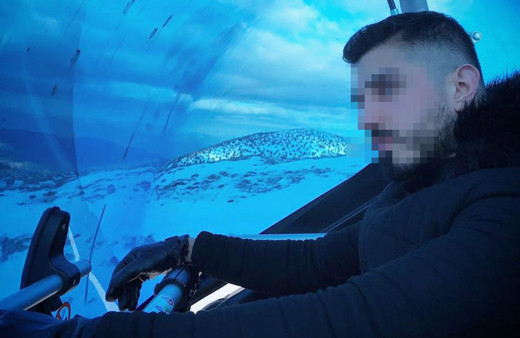 Denizli'de sokak ortasında tartıştığı kişi bıçak çekince olanlar oldu