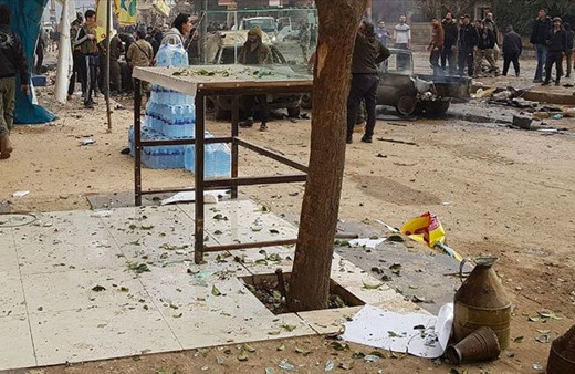 Afrin'de bombalı terör saldırısı: 2 ölü 5 yaralı