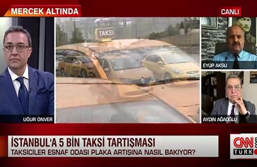 CNN TÜRK canlı yayında taksi plakası tartışması! 'Beni tehdit ettiniz'