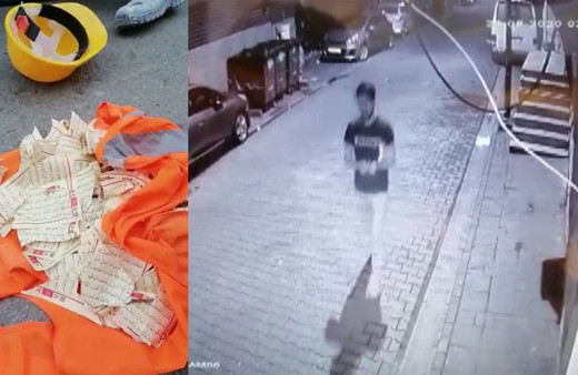 Üsküdar’da pes dedirten görüntü; Kur’an-ı Kerim’i yırtarak çöpe attı