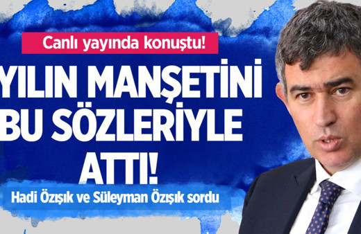 Yılın manşetini TBB Başkanı Metin Feyzioğlu attı!