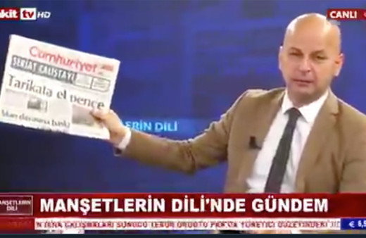 'Cumhuriyet gazetesine bomba atalım' diyen Akit TV sunucusuna 5 yıl hapis istendi