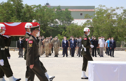 Pençe-Kaplan operasyonunda şehit düşen Recep Yüksel'in cenazesi memleketine uğurlandı