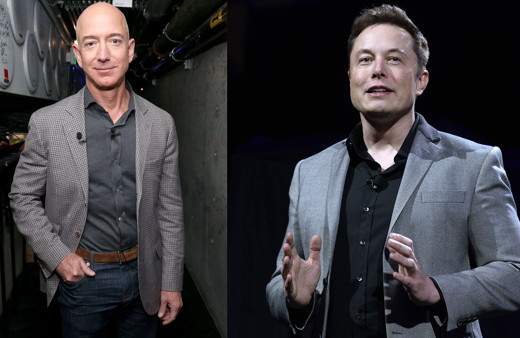 Elon Musk Amazon kurucusu Jeff Bezos'u hedef aldı! O bir taklitçi