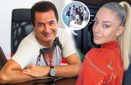 Acun Ilıcalı 30 yaş küçük sevgilisi Ayça Çağla Altunkaya ile deniz keyfi yaptı