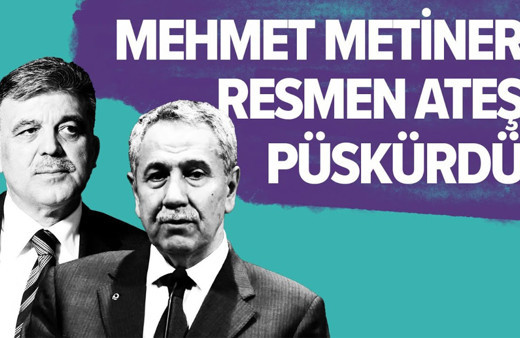 Mehmet Metiner'den Bülent Arınç'a FETÖ suçlaması