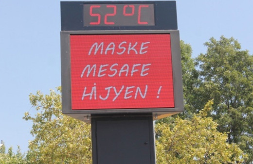 Aydın'da termometreler 52 dereceyi gördü