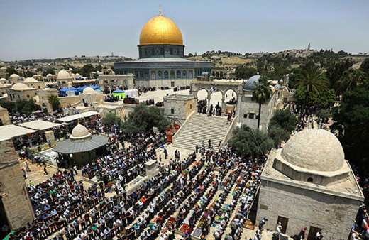 Mescid-i Aksa minberinden İsrail'in 'ilhak' planına tepki