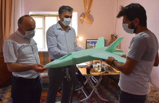 Strafordan F35 maketi yapan Hakkarili genç Teknofest’e davet edildi