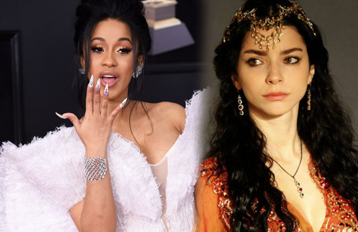 Merve Boluğur Muhteşem Yüzyıl izleyen Cardi B'ye Nurbanu cevabını verdi