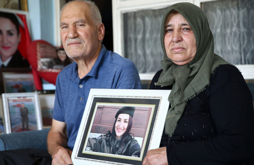 Darbecilerin şehit ettiği Sevda Güngör'ün odası fotoğraflarıyla süslendi