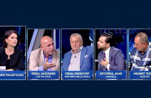 Muharrem İnce'den sonra CHP'li Erdal Aksünger de Haber Global canlı yayınını terk etti