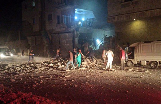 Rus savaş uçakları, TSK kontrolündeki El Bab'a hava saldırısı düzenledi