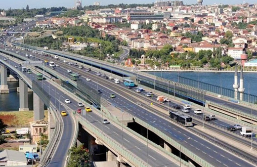 Haliç Köprüsü'nde yol çalışması başladı