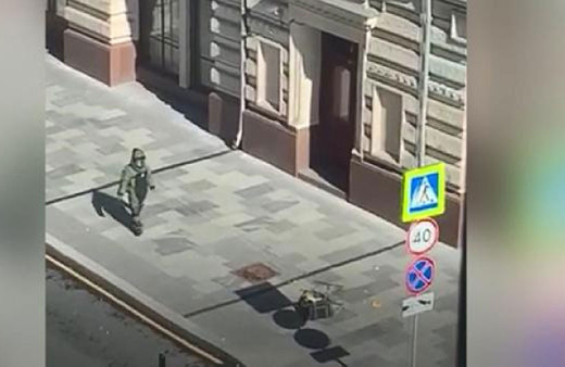 Rusya’da patlatılan şüpheli çantanın içinden pizza çıktı