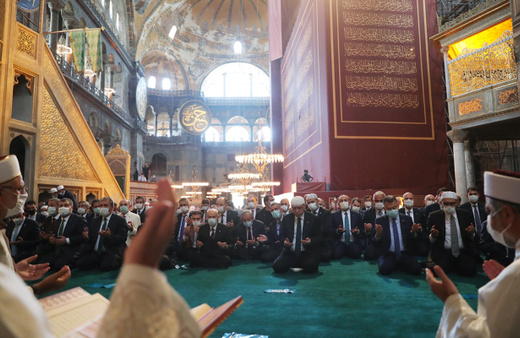 Ayasofya'da ilk Cuma namazına kaç kişi katıldı? Erdoğan rakamı açıkladı