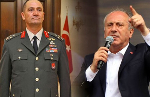 Muharrem İnce'den İsmail Metin Temel paylaşımı 'Apoletlerini sökeceğim' demişti
