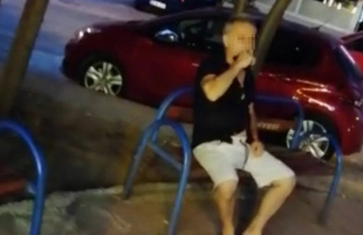 Samsun'da zabıta memurunun kendini vurma anı görüntülendi