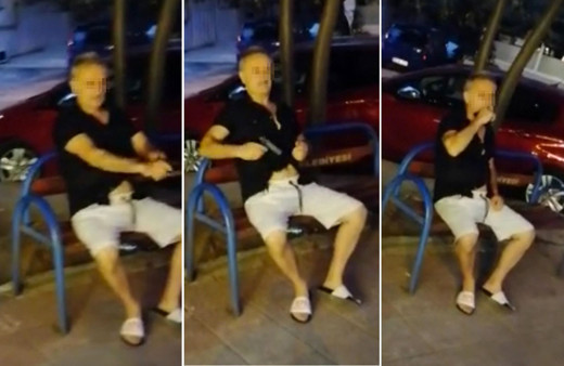 Samsun'da zabıta memuru tabanca namlusunu ağzına sokup tetiğe bastı o anlar görüntülendi