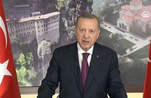 Trabzon'da İkinci Ayasofya Camii heyecanı! Cumhurbaşkanı Erdoğan açılışını yaptı