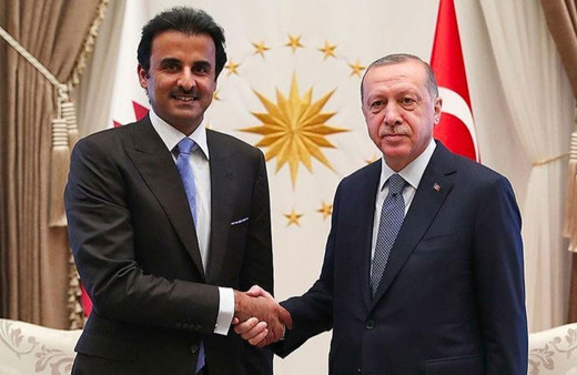 Başkan Erdoğan ve Katar Emiri arasında bayram görüşmesi