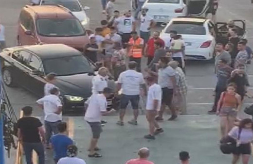 Arabalı feribotta sıra kavgası! Tekirdağ'da ortalık karıştı
