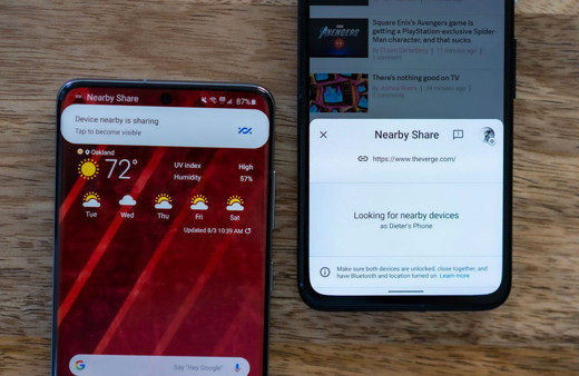 iPhone'lardaki AirDrop özelliği Android telefonlara geldi
